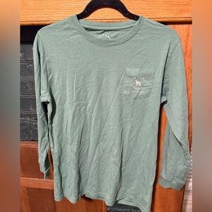 Over Under Kids' Green Long Sleeve Tee